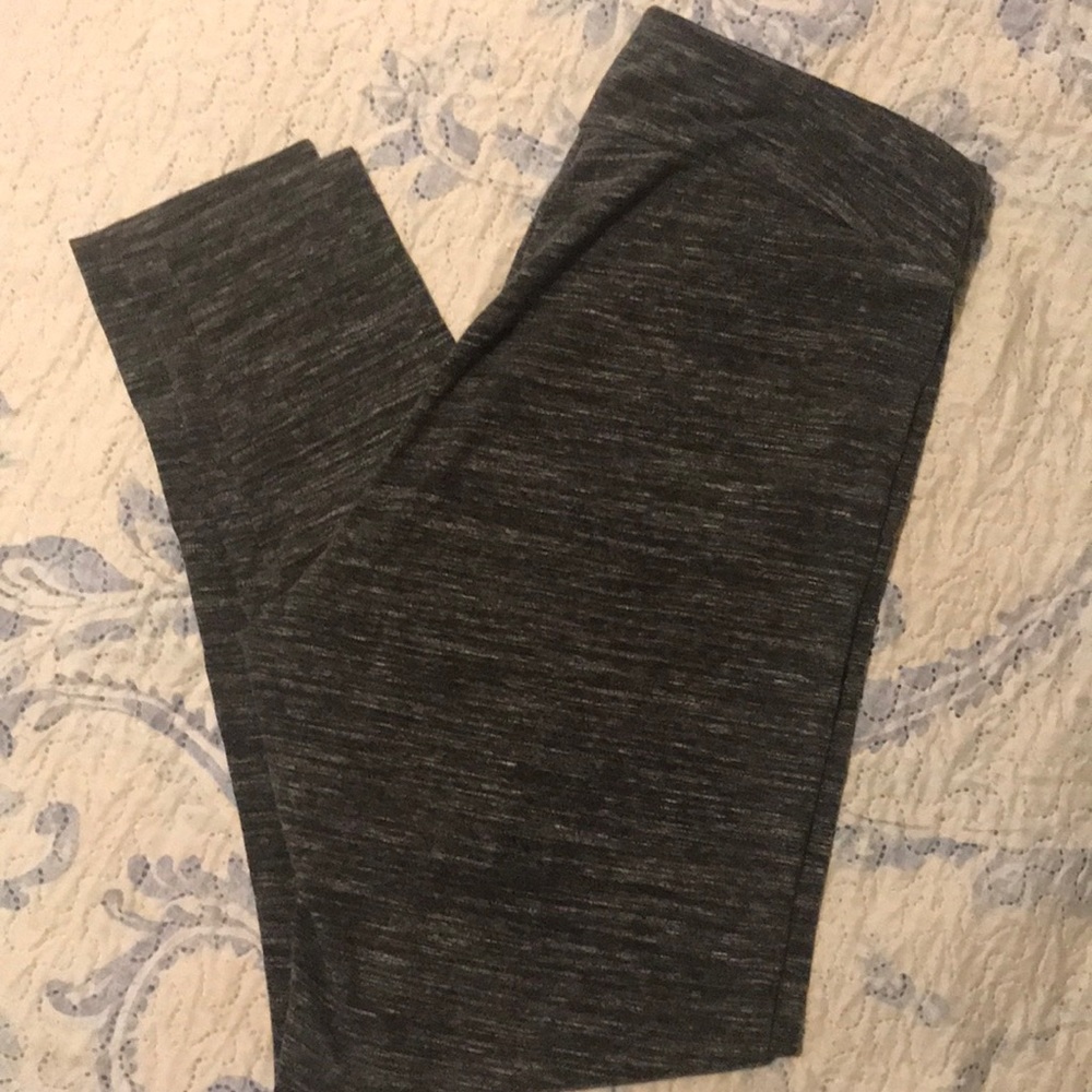 Dark Heather Gray Ankle Leggings